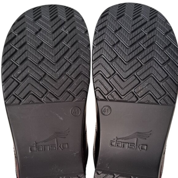 Dansko Women's Professional Work Nurse Clog Cordovan Cabrio Leather Size 41 - Picture 7 of 8